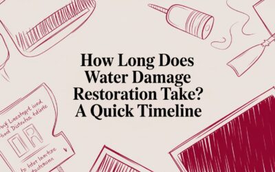 How long does water damage restoration take? A Quick Timeline