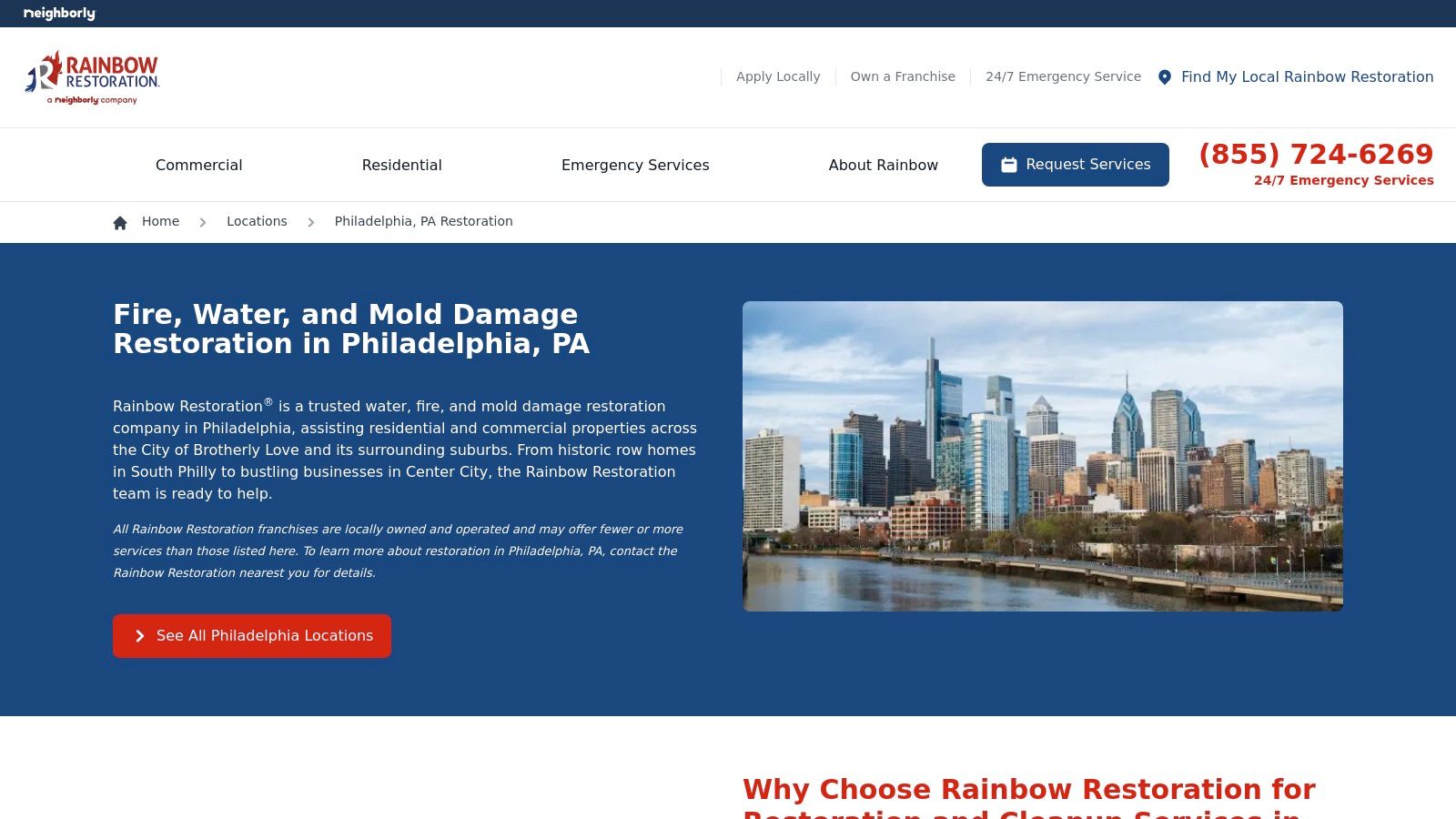 Rainbow Restoration – Philadelphia