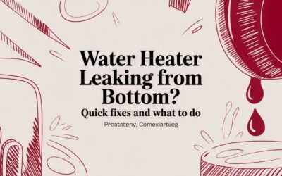 Water Heater Leaking From Bottom? Quick Fixes And What To Do