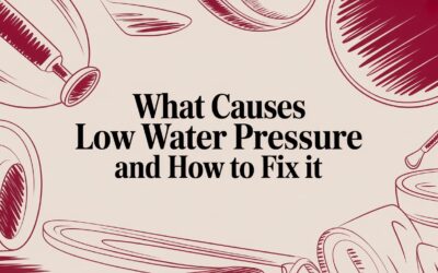 What causes low water pressure and how to fix it
