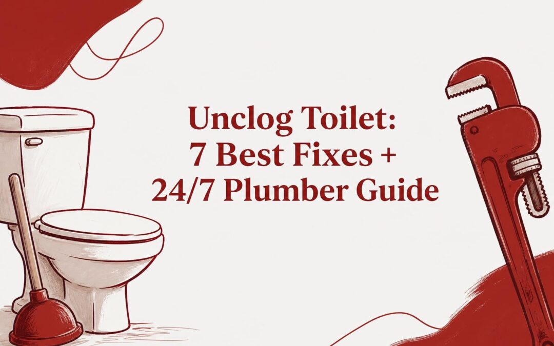 Unclog Toilet: 7 Best Fixes + 24/7 Plumber Guide (2026)