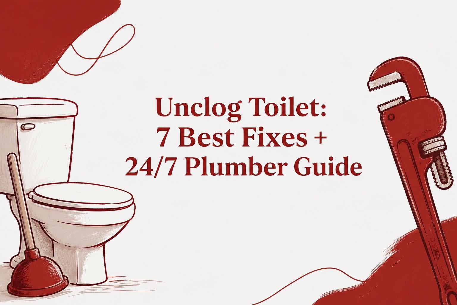 Unclog Toilet: 7 Best Fixes + 24/7 Plumber Guide (2026) unclog toilet