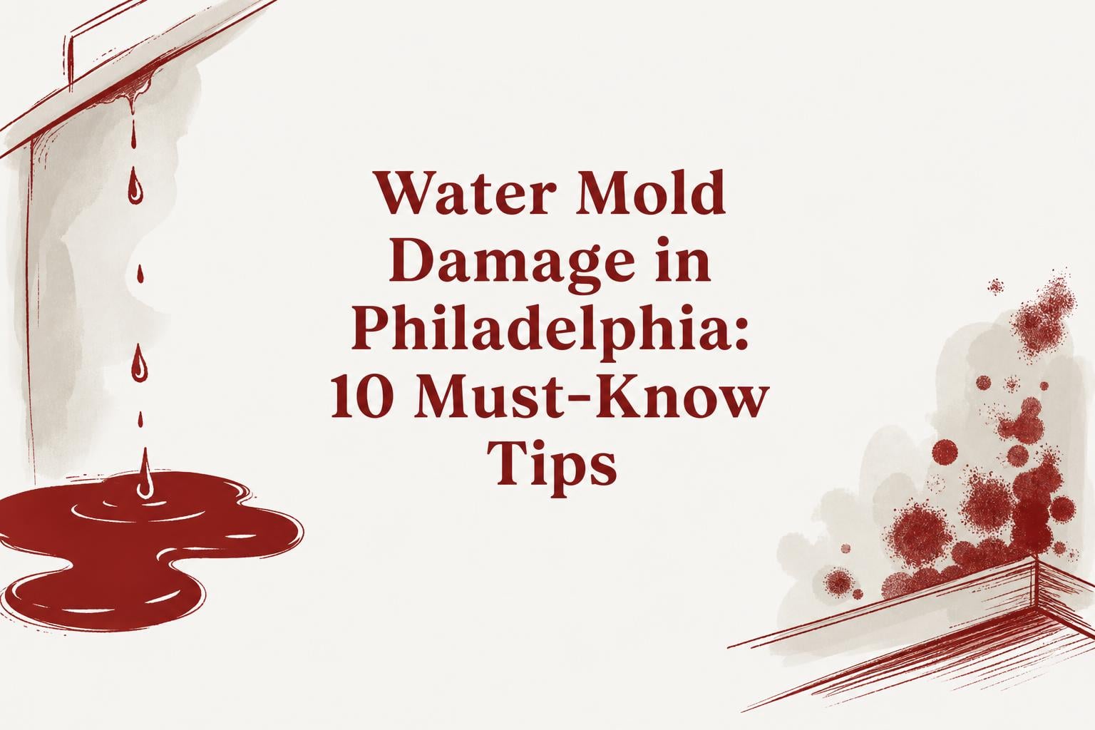 Water Mold Damage in Philadelphia: 10 Must-Know Tips (2026) water mold damage