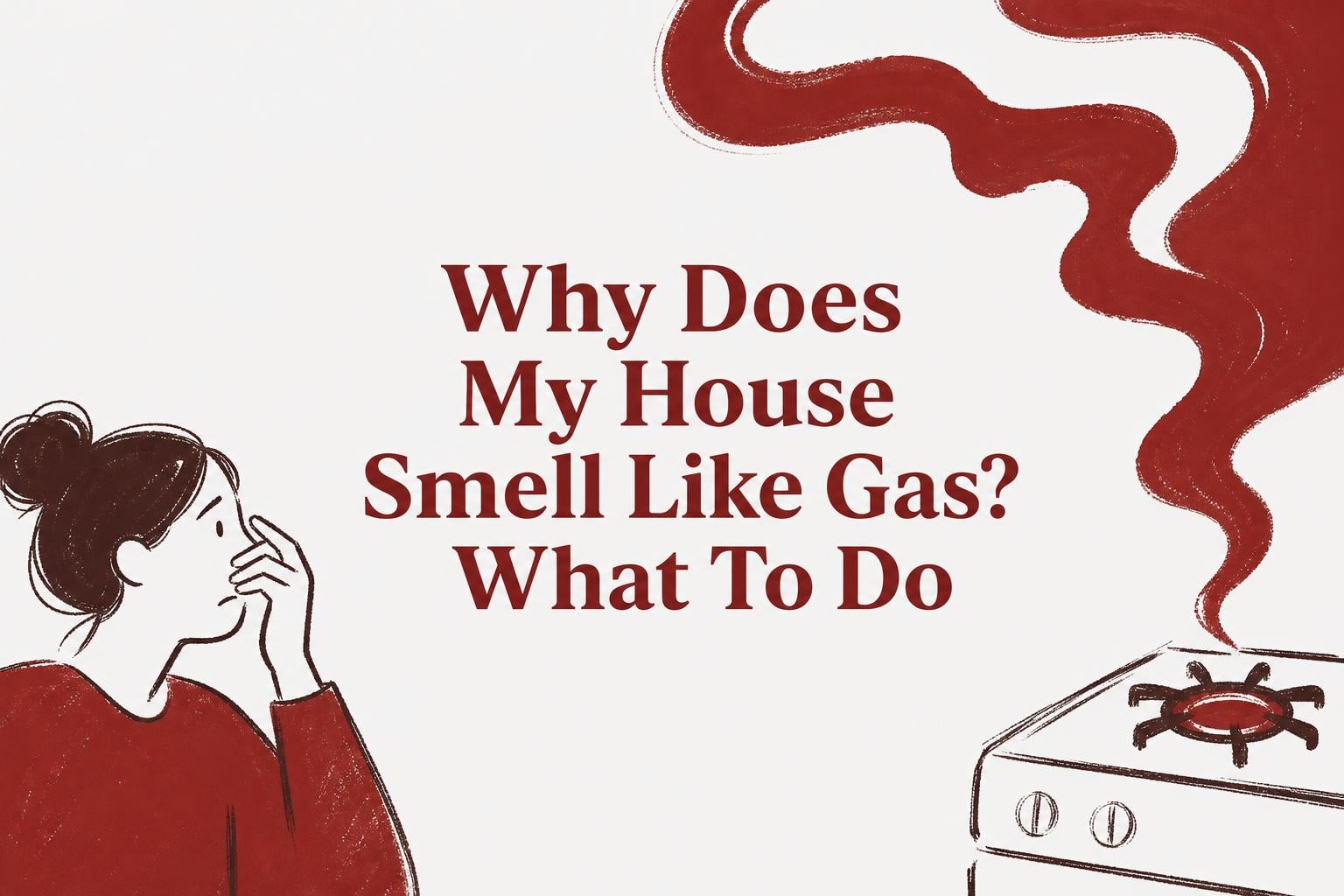 why does my house smell like gas